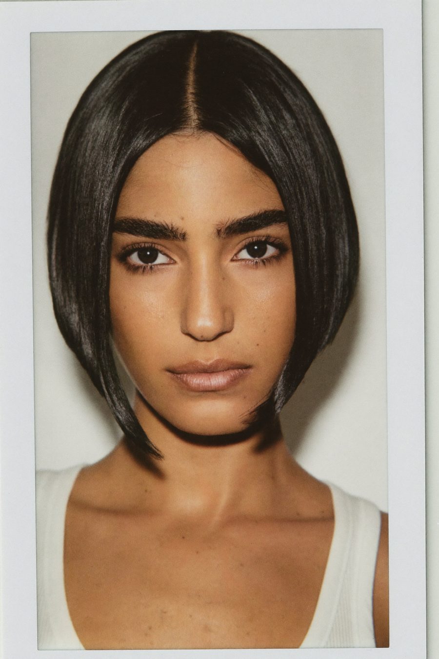 Polaroid du modèle de la campagne